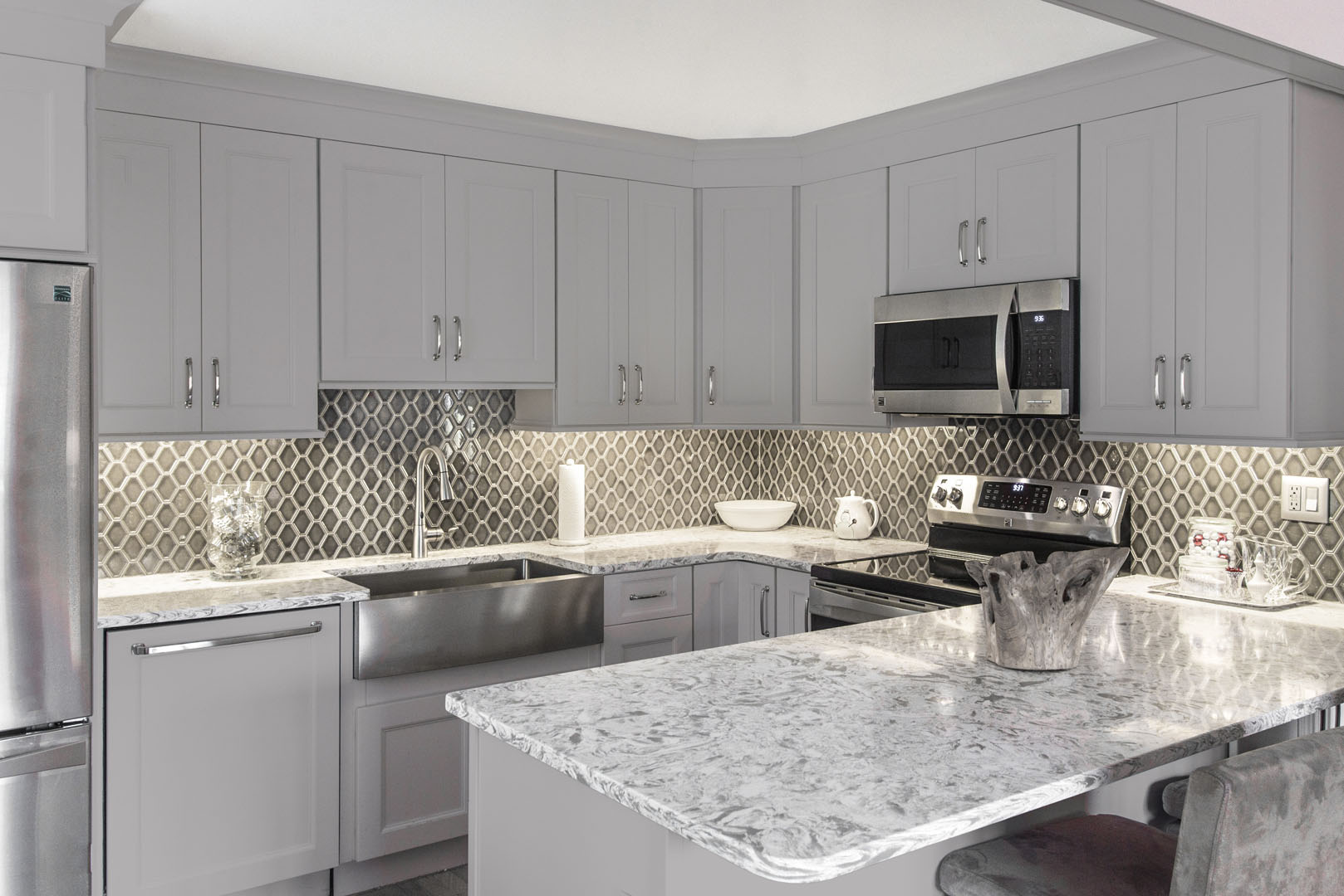 L shaped kitchens