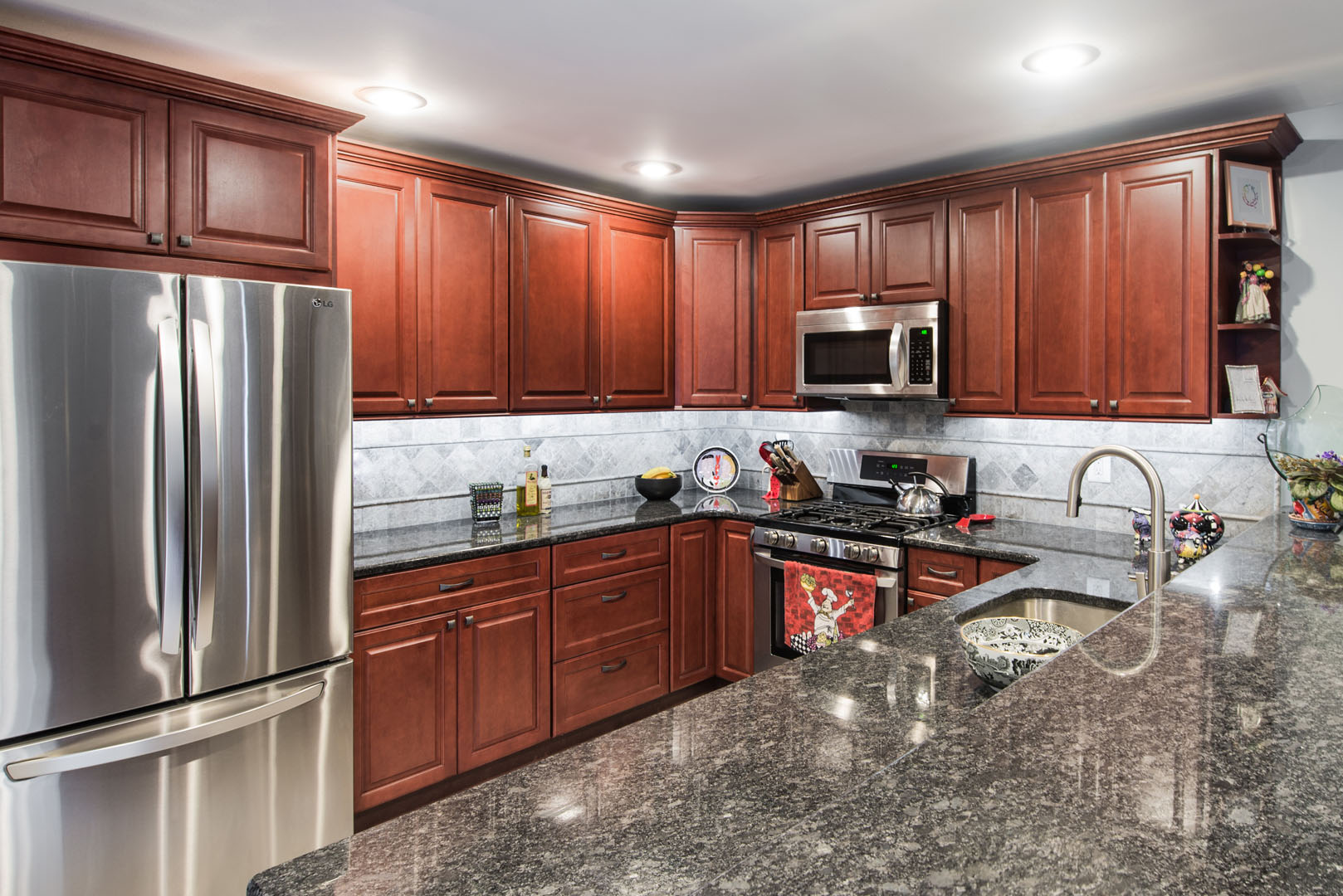L shaped kitchens